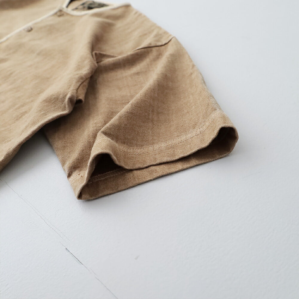 ナイジェルケーボン7.8オンスヘンリーネックTシャツ-ピグメント(80520021066)7.8ozHENLEYNECKSHMODIFYNigelCabourn(メンズ)【2026春夏】*送料無料*【後払い決済不可】*