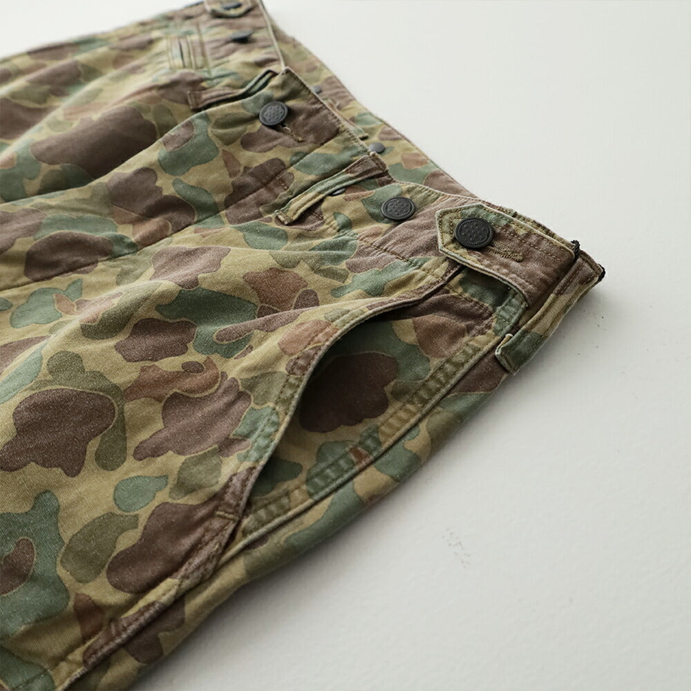 ナイジェルケーボン40sモンキーパンツ-ミックスダックハンターカモ(80520050004)40sMONKEYPTMIXDUCKHUNTERNigelCabourn(メンズ)【2026春夏】*送料無料*【後払い決済不可】*