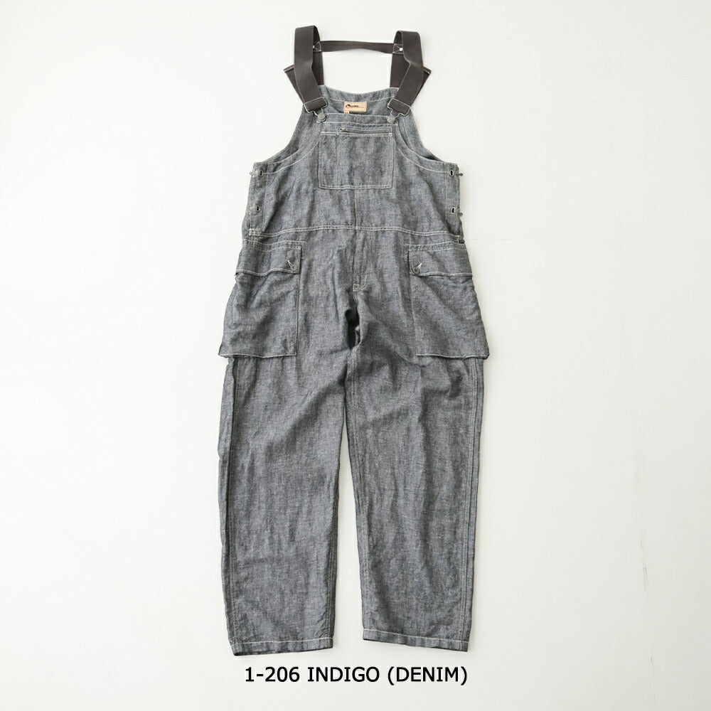 ナイジェルケーボンネイヴァルダンガリー-リネンデニム(80521350520)PT01NAVALDUNGAREELINENDENIMNigelCabourn(メンズ)【2026春夏】*送料無料*【後払い決済不可】*