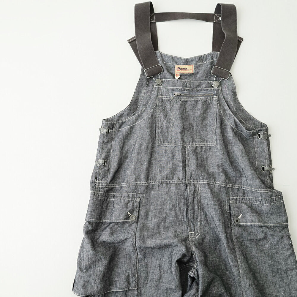 ナイジェルケーボンネイヴァルダンガリー-リネンデニム(80521350520)PT01NAVALDUNGAREELINENDENIMNigelCabourn(メンズ)【2026春夏】*送料無料*【後払い決済不可】*