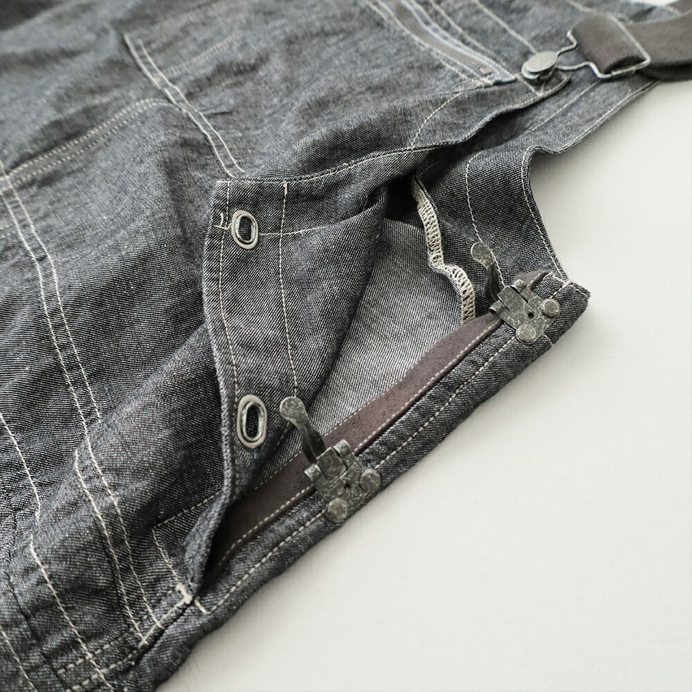 ナイジェルケーボンネイヴァルダンガリー-リネンデニム(80521350520)PT01NAVALDUNGAREELINENDENIMNigelCabourn(メンズ)【2026春夏】*送料無料*【後払い決済不可】*