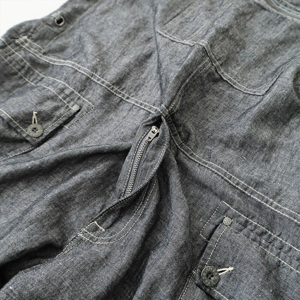 ナイジェルケーボンネイヴァルダンガリー-リネンデニム(80521350520)PT01NAVALDUNGAREELINENDENIMNigelCabourn(メンズ)【2026春夏】*送料無料*【後払い決済不可】*