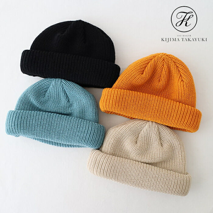 キジマタカユキニットデッキキャップ(MKNY252901)KNITDECKCAPKIJIMATAKAYUKI(帽子)【2025秋冬】*送料無料*【後払い決済不可】*