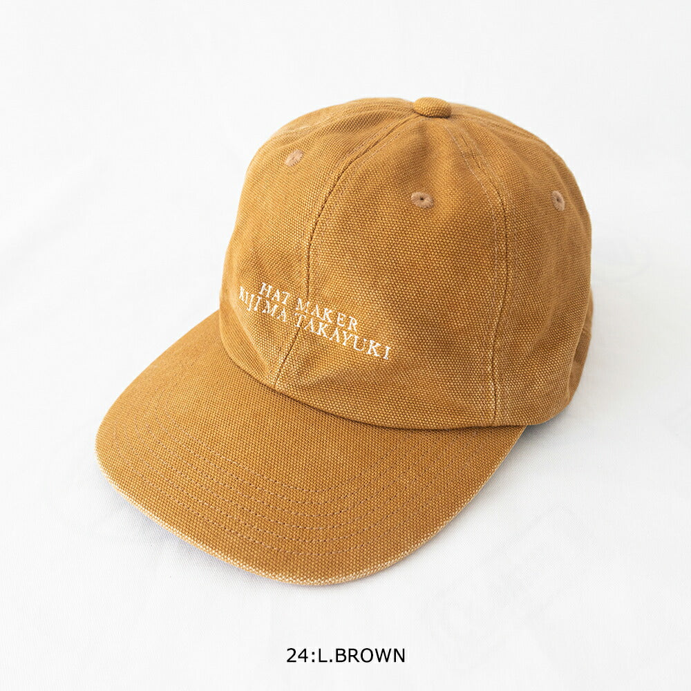 DUCK SULFER DYED 6PANEL CAP(MYYY261106)(帽子)【2026春夏】