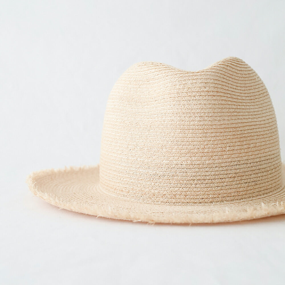 ABACA CENTER CREASE HAT(MYYY261324)(帽子)【2026春夏】