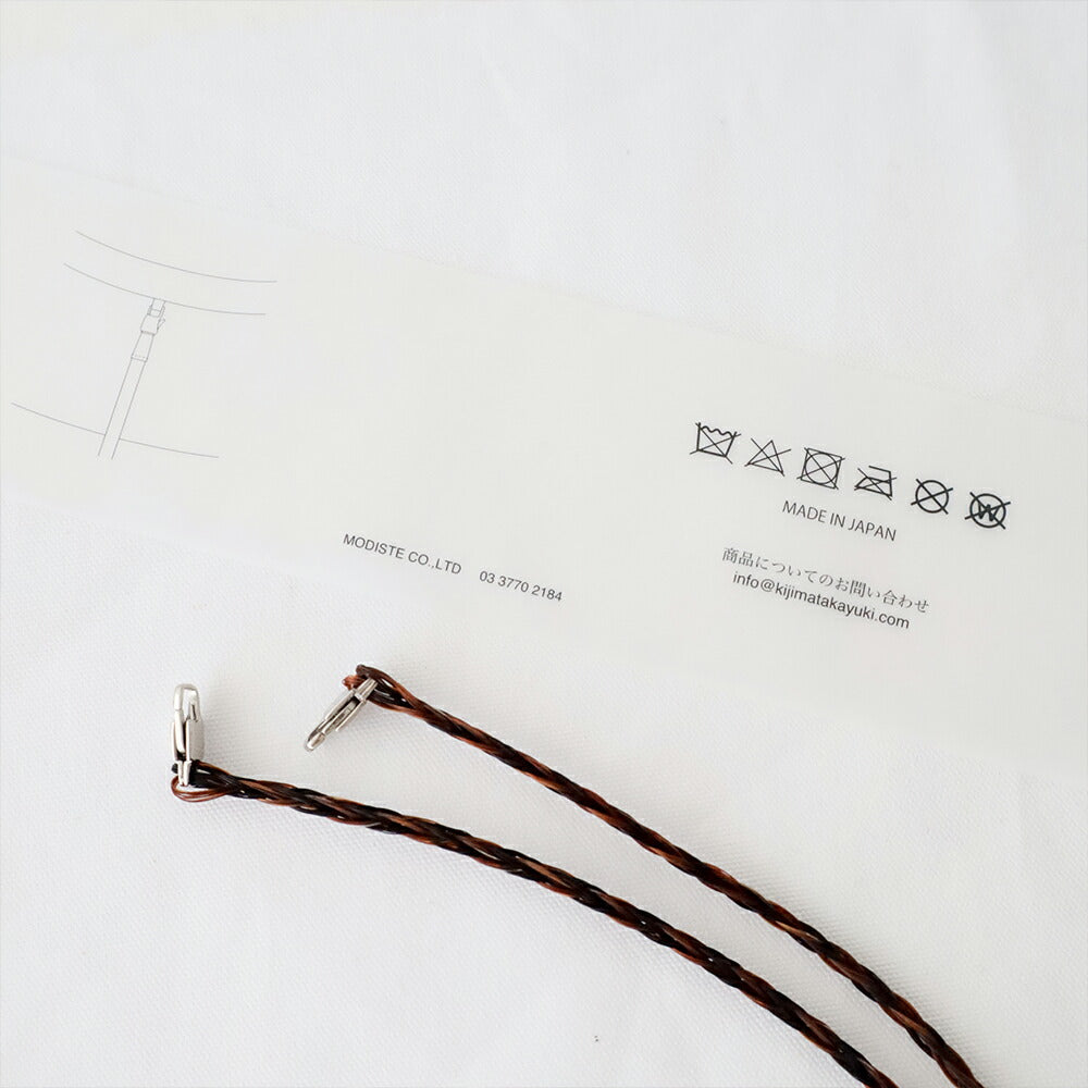 帽子用ストラップ(C-5)HORSE HAIR BRAID CHIN STRAP KIJIMA TAKAYUKI