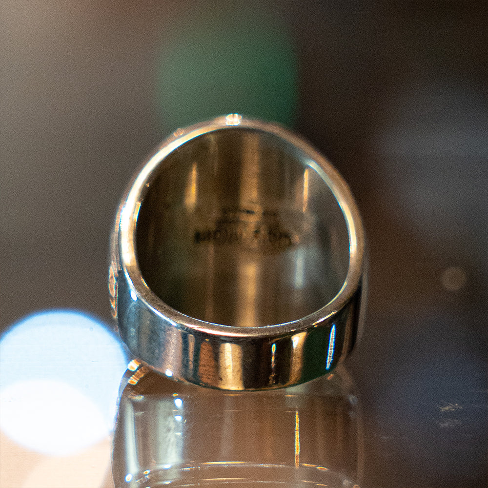 Domed Circle Sunburst Design Box Ring<br>【Howard Nelson】<br>(LEW138704)