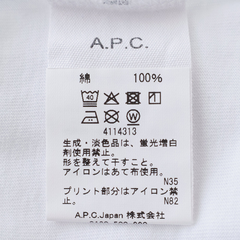 アー・ペー・セー <br>Tシャツ マダム <br>(24263192281) <br>T-SHIRT MADAME <br>A.P.C.(レディース/メンズ) <br>【2026春夏】