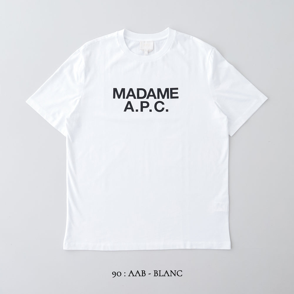 アー・ペー・セー <br>Tシャツ マダム <br>(24263192281) <br>T-SHIRT MADAME <br>A.P.C.(レディース/メンズ) <br>【2026春夏】