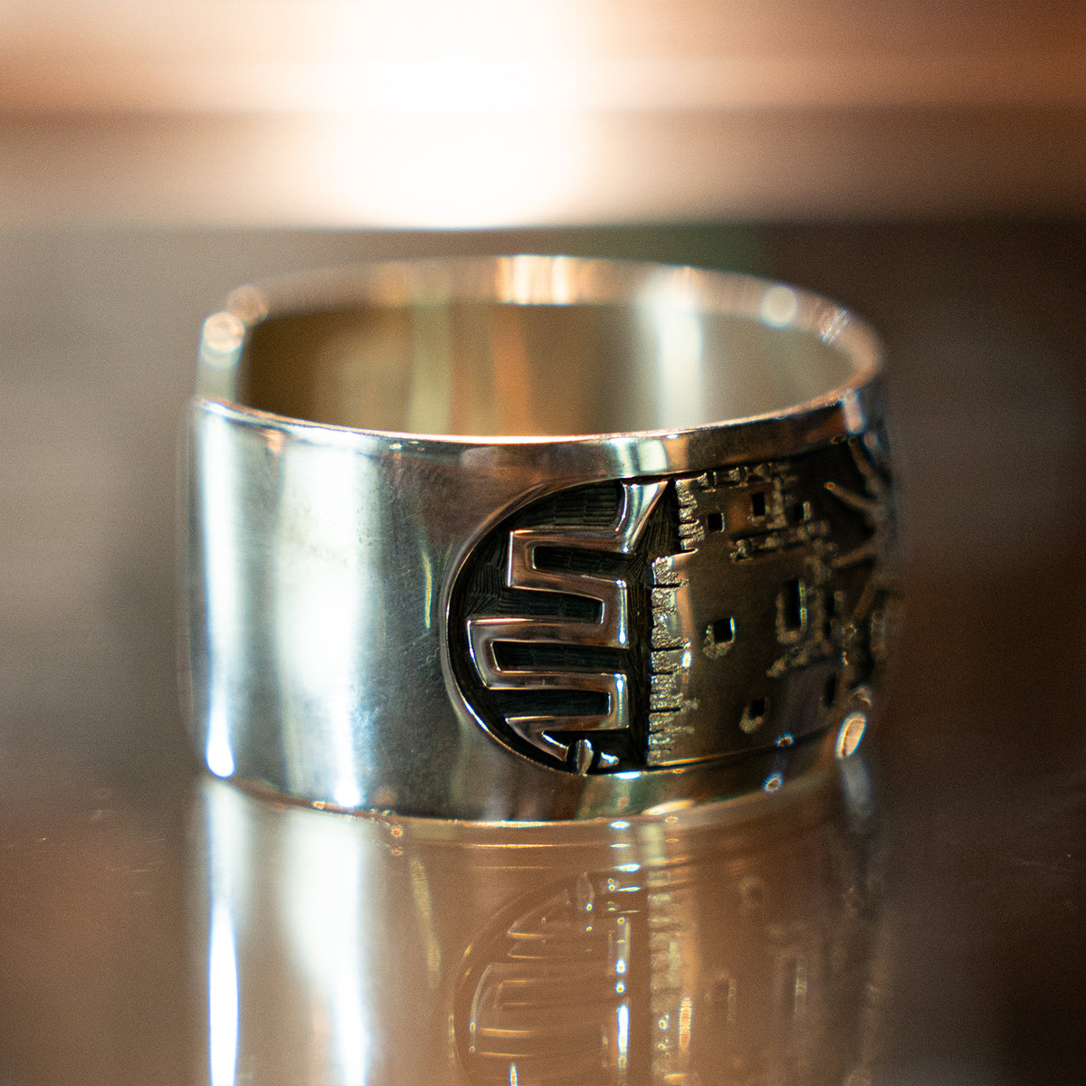 Stamped Narrow Bracelet<br>【Eddison Wadsworth】<br>(CEW200301)
