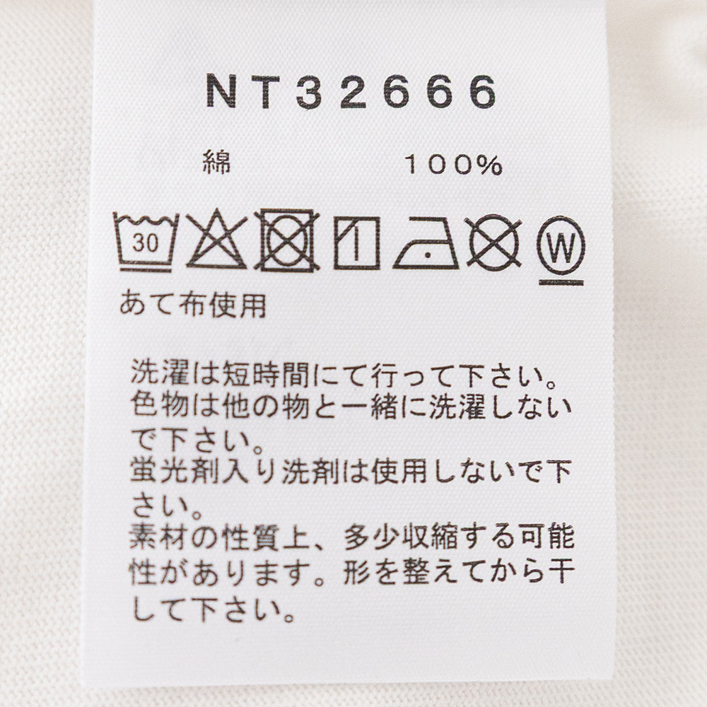 ザ・ノース・フェイス  <br>GAR タイポグラフィックホワイトショートスリーブティー <br>(NT32666) <br>GAR Typographic White S/S Tee <br>THE NORTH FACE(レディース/メンズ) <br>【2026春夏】