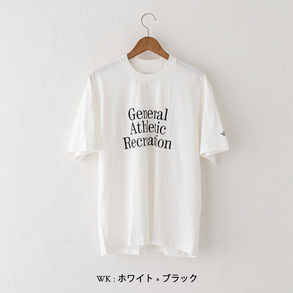 ザ・ノース・フェイス  <br>GAR タイポグラフィックホワイトショートスリーブティー <br>(NT32666) <br>GAR Typographic White S/S Tee <br>THE NORTH FACE(レディース/メンズ) <br>【2026春夏】