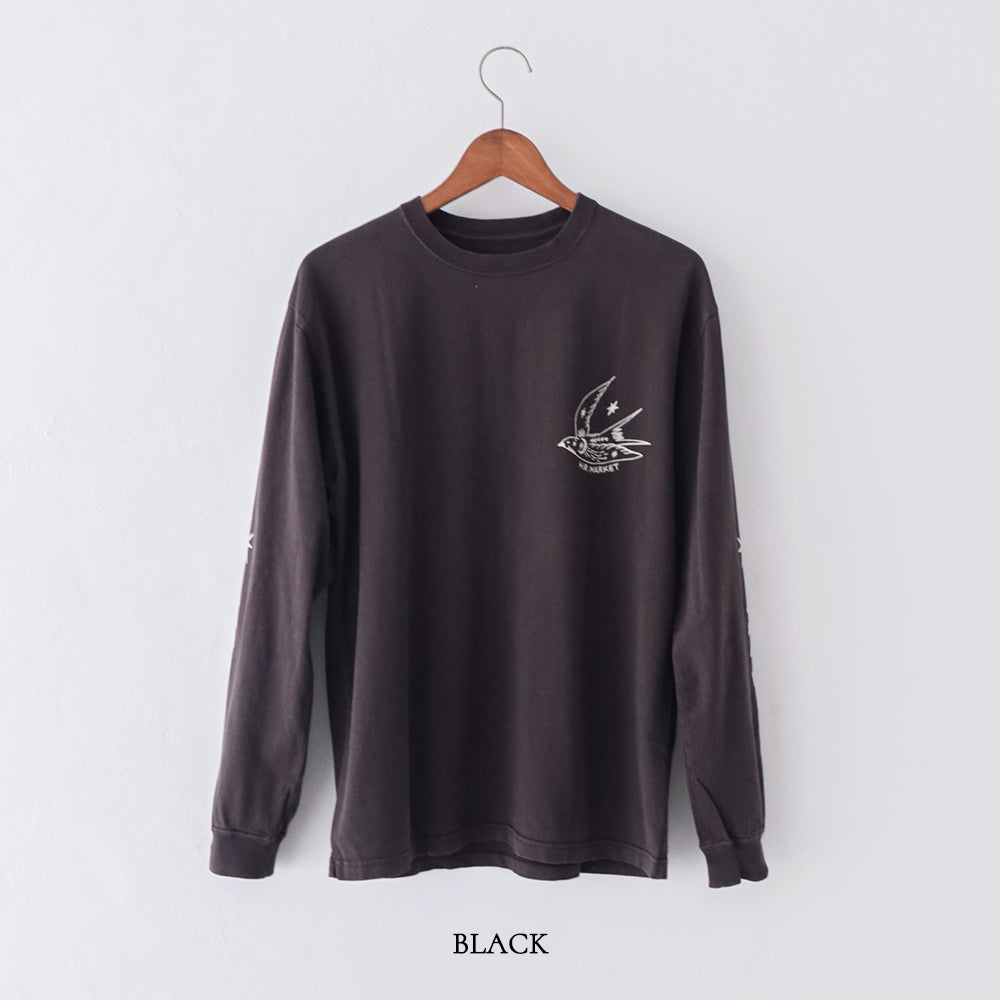 ハリウッドランチマーケット <br>フリーバードHRM <br>ロングスリーブTシャツ <br>(1019327) <br>HOLLYWOOD RANCH MARKET(レディース/メンズ) <br>【2026春夏】