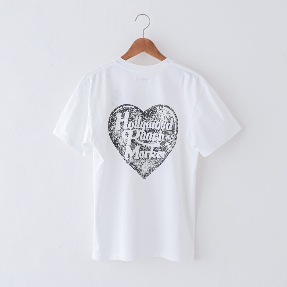ハリウッドランチマーケット <br>ハートイン HRMクラックプリント <br>ショートスリーブTシャツ <br>(1019338)  <br>HOLLYWOOD RANCH MARKET(レディース/メンズ) <br>【2026春夏】