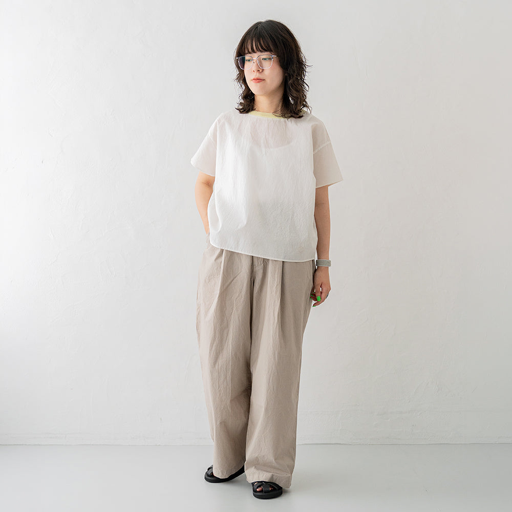 オーシバル <br>エアリーコットン シースループルオーバー <br>(OR-B0450 ARC) <br>AIRY COTTON SEE THROUGH P.O. <br>ORCIVAL(レディース)