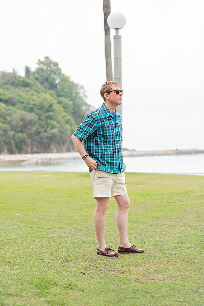 バテンウェアIndianMadrasFivePocketIslandShirt(30126SV)Battenwear(メンズ)【2026春夏】*送料無料*【後払い決済不可】*