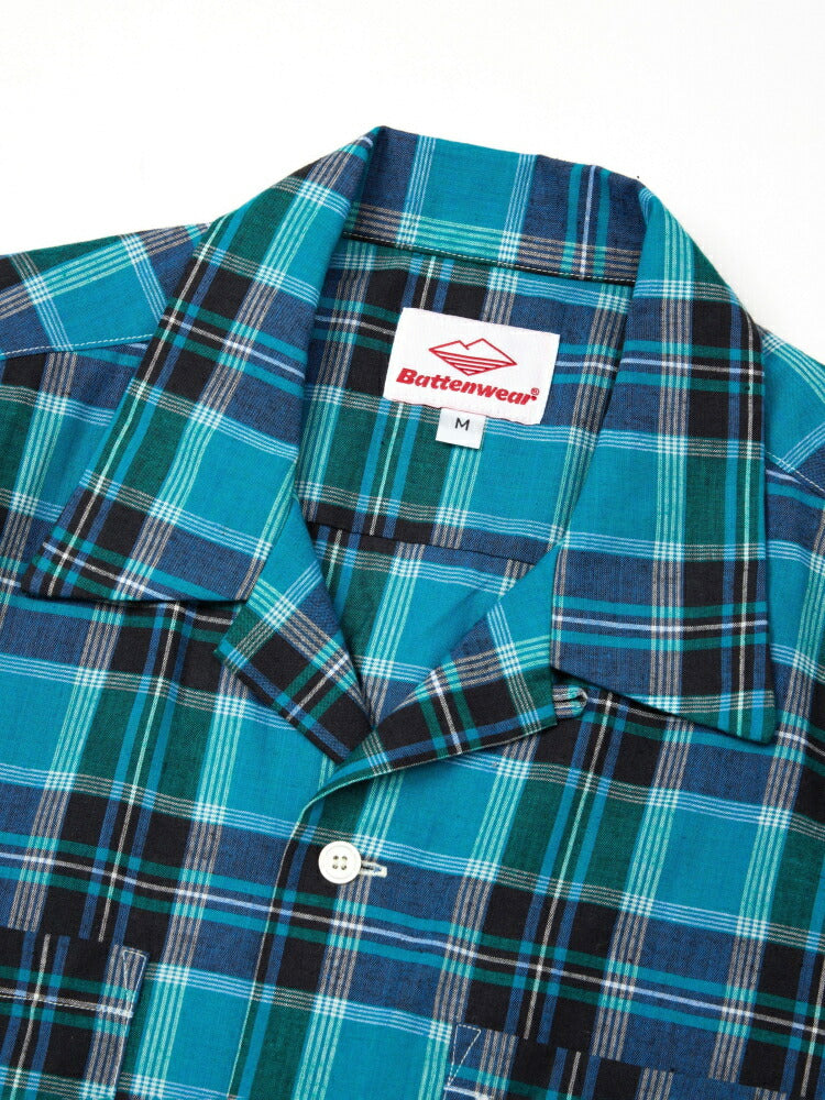 バテンウェアIndianMadrasFivePocketIslandShirt(30126SV)Battenwear(メンズ)【2026春夏】*送料無料*【後払い決済不可】*