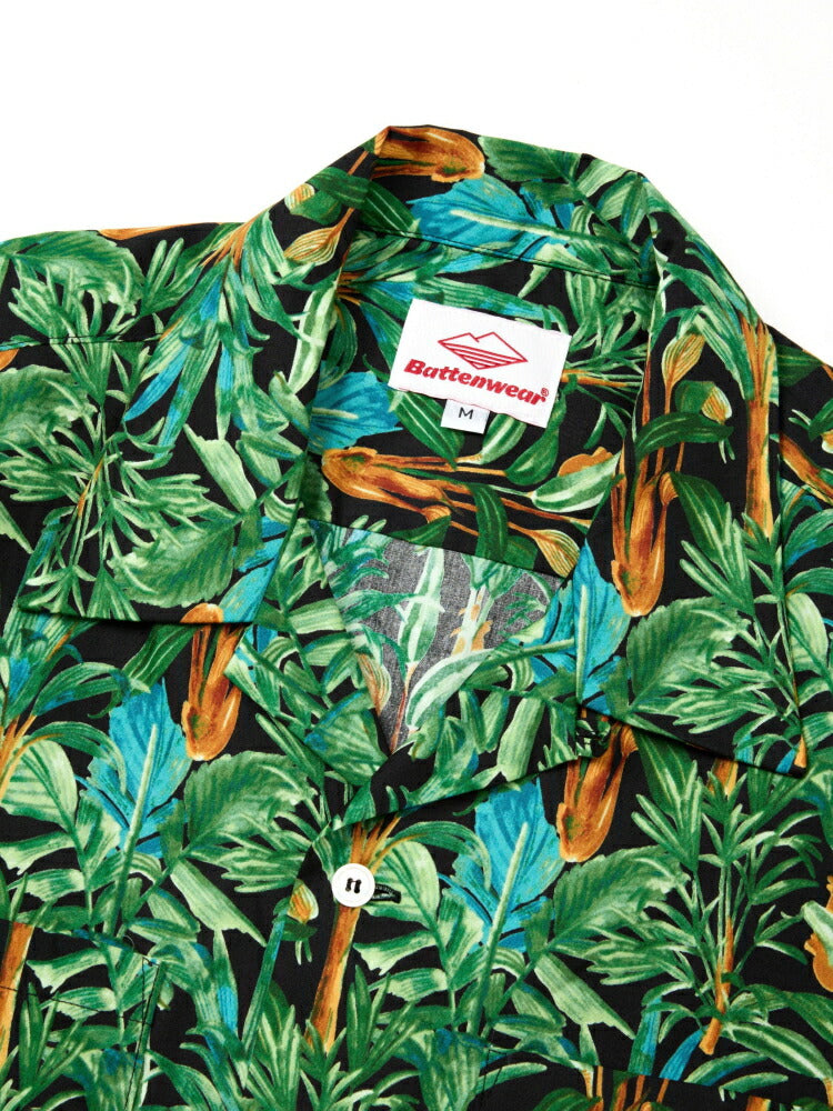 Cotton Printed Broad Cloth Five Pocket Island Shirt(30126SV